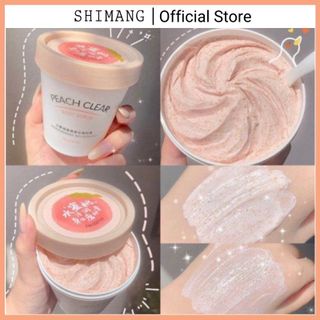 Tẩy da chết body organic shop hương đào Heyxi sáng mịn da HTTBC1