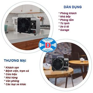 Máy tạo Ozone cầm tay để khử mùi và diệt khuẩn không khí, nước, bề mặt DNA-10G-D cho điện tích đến 60m2