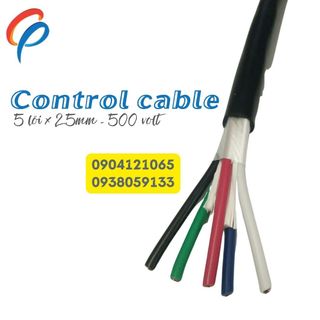 Cáp điều khiển SANGJIN tiêu chuẩn Hàn Quốc ISO 9001