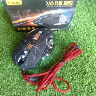Chuột gaming V6 LED Twolf 5 phím chức năng chính hãng