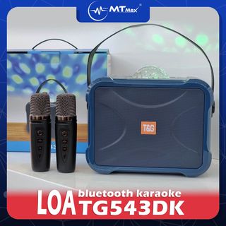 Loa karaoke mini TG543DK bluetooth kèm 2 micro