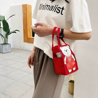 Túi Đựng Ly Nước, Bình Nước Hình Gấu