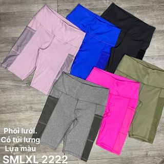 Quần lở nữ phối lưới túi ngoài Thể Thao Nữ Siêu Đẹp Giá Sỉ, Hàng Đẹp