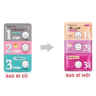[RẺ VÔ ĐỊCH] Miếng lột mụn đầu đen mũi 3 bước Bioqua BMDM1D6