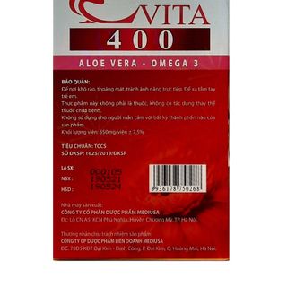 Viên uống đẹp da E Vita omega 3 tinh dầu lô chống lão Hộp 60 viên