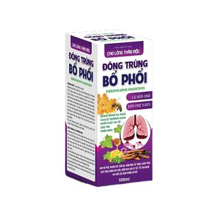 Siro đông trùng bổ phổi Greenlung Haucovi giảm ho, giảm đờm– 100ml
