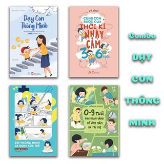 Sách combo Dạy con thông minh (4 quyển) - Ehomebooks giá sỉ