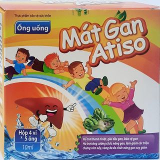 Siro Mát gan Atiso thanh nhiệt thải độc- Hộp 20 ống