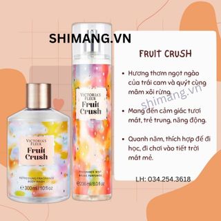 [Combo] Nước Hoa Body Mist, Sữa Tắm Victoria Fleur hương nước hoa siêu thơm COBO