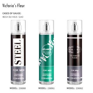 Xịt thơm Body mist mùi nam Victoria Fleur - 236ml