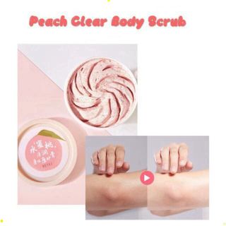 Tẩy da chết body Đào HEYXI Peach Clear, tẩy tế bào chết body đào, kem thải độc tố da HTTBC1