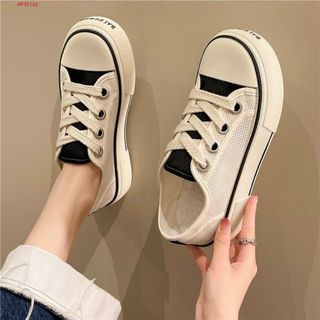 Giày thể thao nữ chất vải dệt lưới dáng basic cá tính