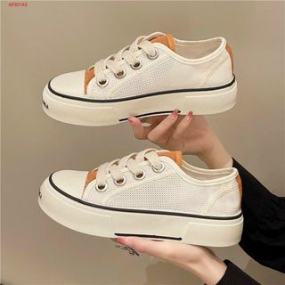 Giày thể thao nữ chất vải dệt lưới dáng basic cá tính