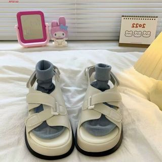Sandal nữ quai dán đế bánh mỳ đẹp