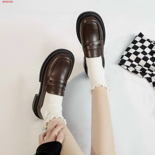 Giày lười nữ da mềm êm chân AP25