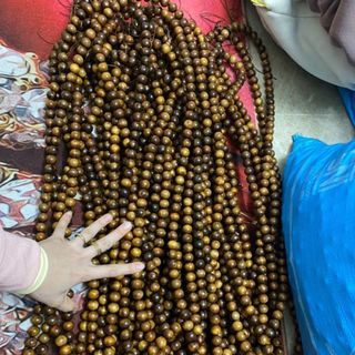 Vòng hạt gỗ bách xanh 108hạt