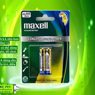Pin tiểu AA, Pin tiểu AAA Maxell dùng cho điều khiển, remote, mic, đồ chơi các thiệt bị sử dụng pin