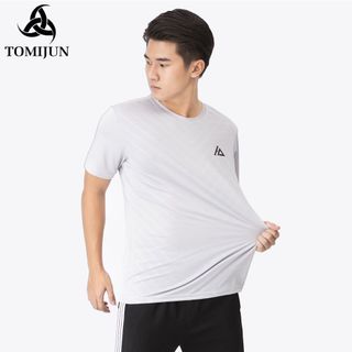 Áo Thun Thể Thao Nam Cổ Tròn TOMIJUN Kiểu Dáng Năng Động, Phong Cách, Trẻ Trung, Thoáng Khí và Thấm Hút Mồ Hôi Tốt