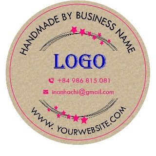 DECAL KRAFT HÌNH TRÒN