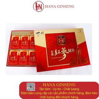 Sâm lát tẩm mật ong SAMBOK hộp 10 gói - thùng 30 hộp