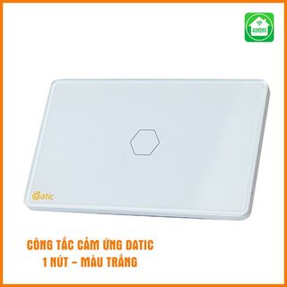 Công tắc thông minh Datic 1 nút màu trắng