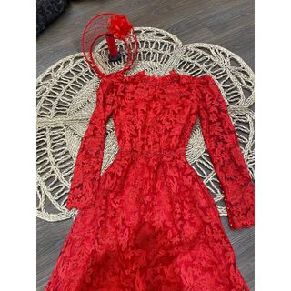 Áo Dài Cưới Cô Dâu Hàng Ren Đính hạt siêu đẹp TẶNG KÈM MÁN VÀNH TRỊ GIÁ 100K  (ẢNH DO SHOP TỰ CHỤP Ạ)