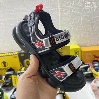 Sandal trẻ em quai ngang chất da mềm cực êm chân V1037