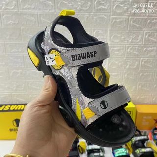 Sandal trẻ em quai ngang chất da mềm cực êm chân V1037