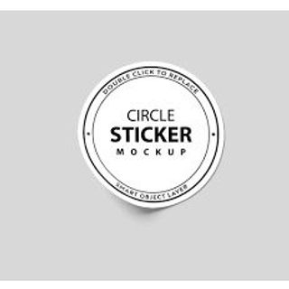 DECAL GIẤY HÌNH TRÒN
