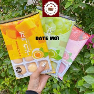 Bánh Mochi Khay Kem Lạnh Vị Hoa Quả Nho, Xoài, Dâu Tây, Sữa Chua,Trứng Muối