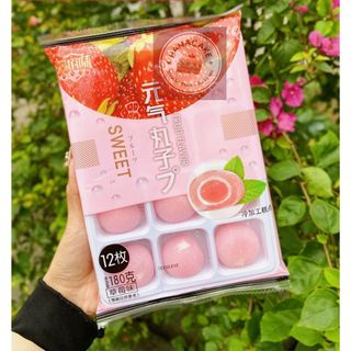 Bánh Mochi Khay Kem Lạnh Vị Hoa Quả Nho, Xoài, Dâu Tây, Sữa Chua,Trứng Muối