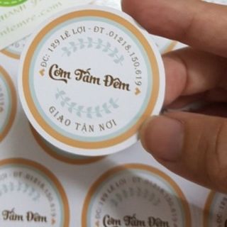DECAL NHỰA HÌNH TRÒN