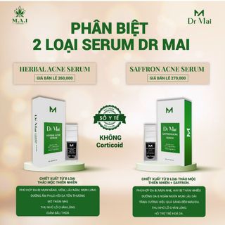 Serum mai thảo mộc 
Tem cào Chính hãng 100%

💥Loại nguyên chất

🌿Loại mix saffron giá sỉ