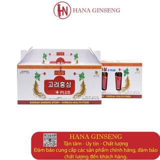 NƯỚC HỒNG SÂM NGUYÊN CỦ HỘP 6 CHAI - thùng 5 hộp