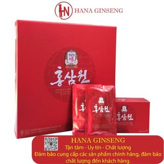 Nước hồng sâm Won KGC Hàn Quốc hộp 30 gói - thùng 4 hộp