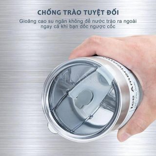 LY GIỮ NHIỆT INOX CAO CẤP 600ML KÈM ỐNG HÚT - AMERICANO