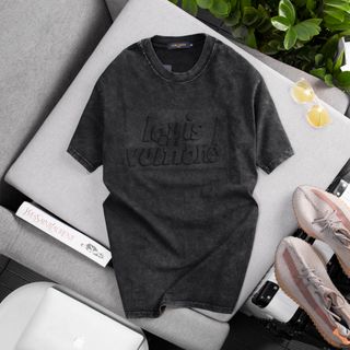 Áo thun cotton 4c nam, áo thun nam cao cấp, chất 100% cotton wash acid cực xịn. Logo dập nổi cực nét - size từ 55kg - 85kg