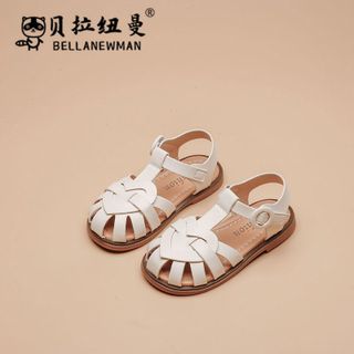 Dép cho bé gái - Giày sandal quai đan chéo da PU siêu mềm chắc chắn hàng chính hãng Bella Newman cho bé giá sỉ