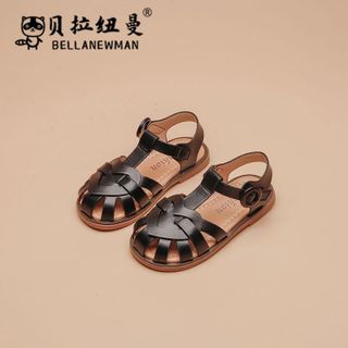 Dép cho bé gái - Giày sandal quai đan chéo da PU siêu mềm chắc chắn hàng chính hãng Bella Newman cho bé