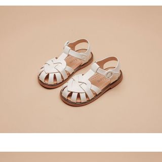 Dép cho bé gái - Giày sandal quai đan chéo da PU siêu mềm chắc chắn hàng chính hãng Bella Newman cho bé