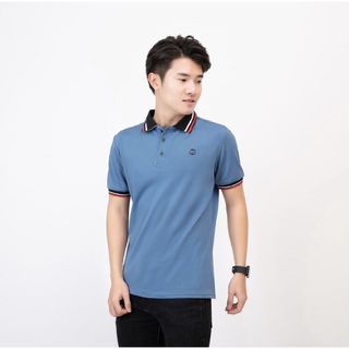 Áo Polo Nam phối viền cổ và tay thanh lịch vải cá sấu Cotton cao cấp,thoáng mát,phong cách trẻ trung
