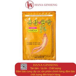 Cao dán sâm Himena Hàn Quốc gói 20 miếng - thùng 240 gói
