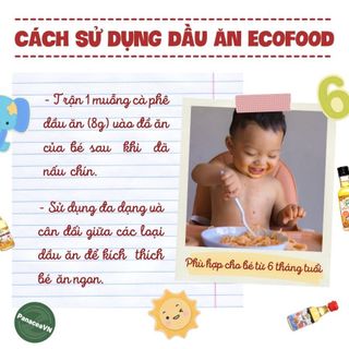 Dầu CÁ HỒI cho bé ăn dặm Ecofood cho trẻ trên 6 tháng tuổi,hỗ trợ tiêu hoá,bổ não giá sỉ