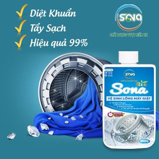 VỆ SINH LỒNG MÁY GIẶT SONA 300G - SONA