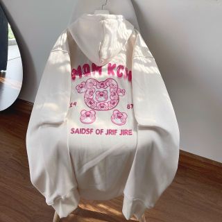 Áo Hoodie FZOB BEAR Gấu Dâu Form Rộng Unisex Nam Nữ
