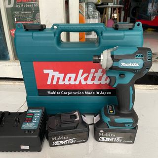 Máy khoan vít Maki nguyên bộ kèm pin và sạc 118V