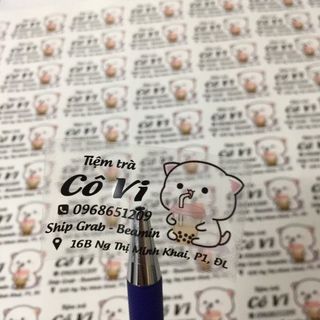 DECAL TRONG HÌNH CHỮ NHẬT