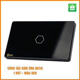 Công tắc thông minh Datic 1 nút màu đen