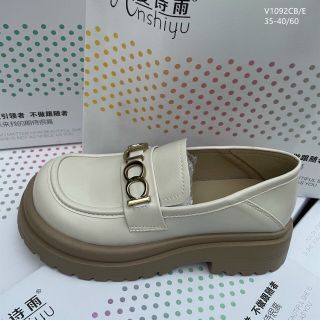 Giày lười nữ da mềm êm V1092