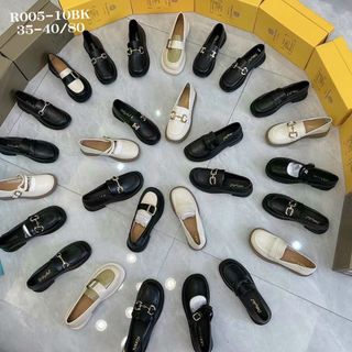 Giày lười nữ chất da mềm êm chân đẹp R005